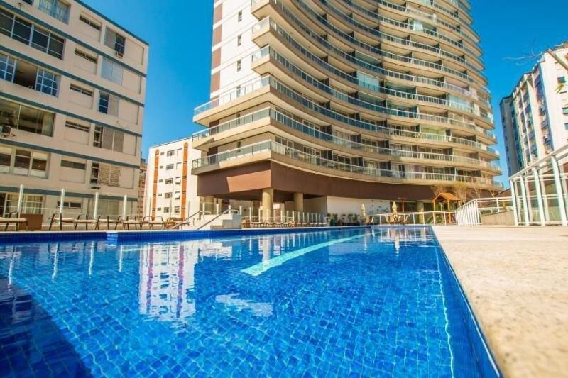 Studio Moderno Em Condominio De Luxo Pe Na Areia Santos  Exterior photo