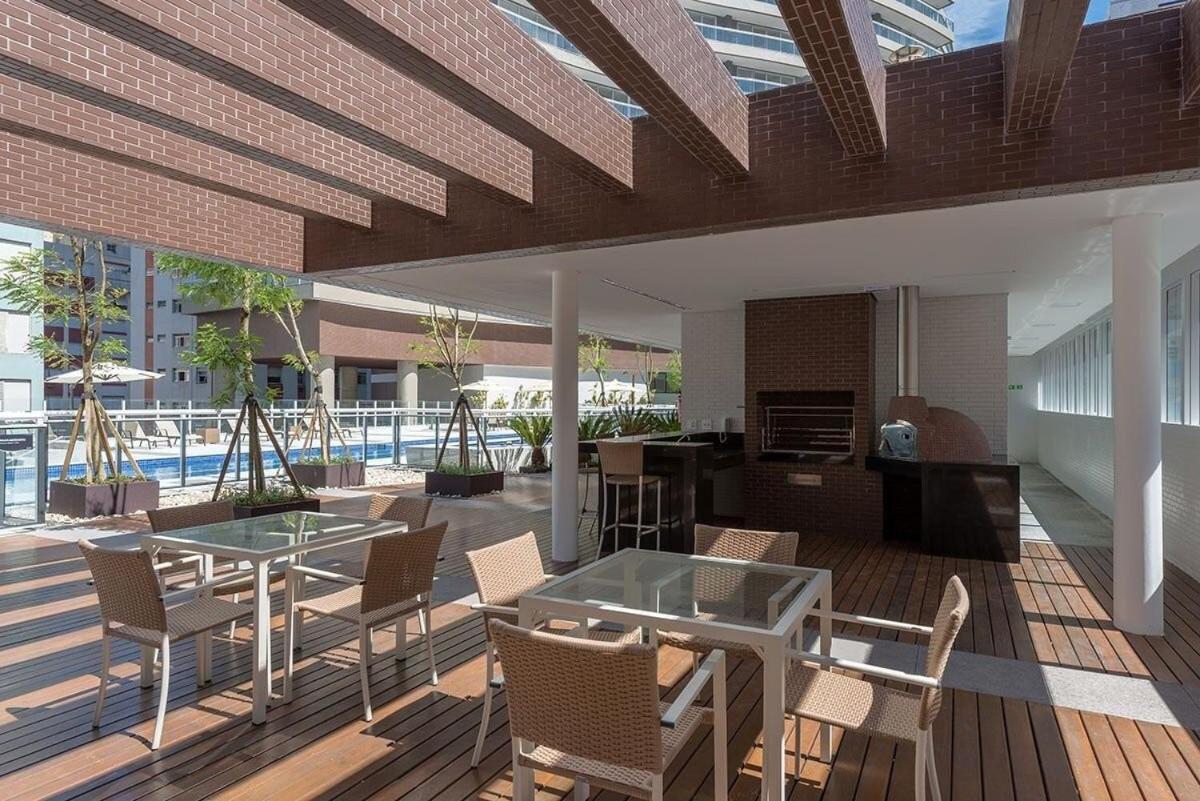 Studio Moderno Em Condominio De Luxo Pe Na Areia Santos  Exterior photo
